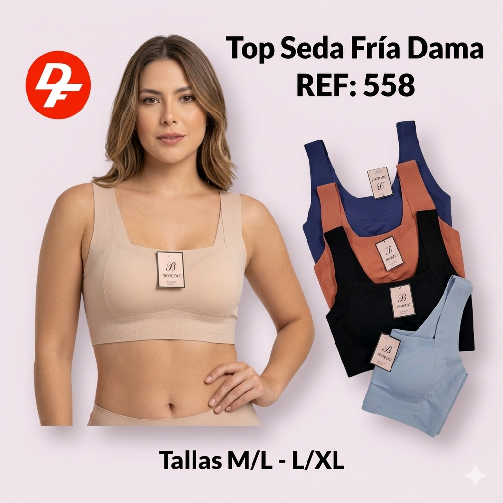 TOPS DAMA SIN VARILLAS -FlexBra