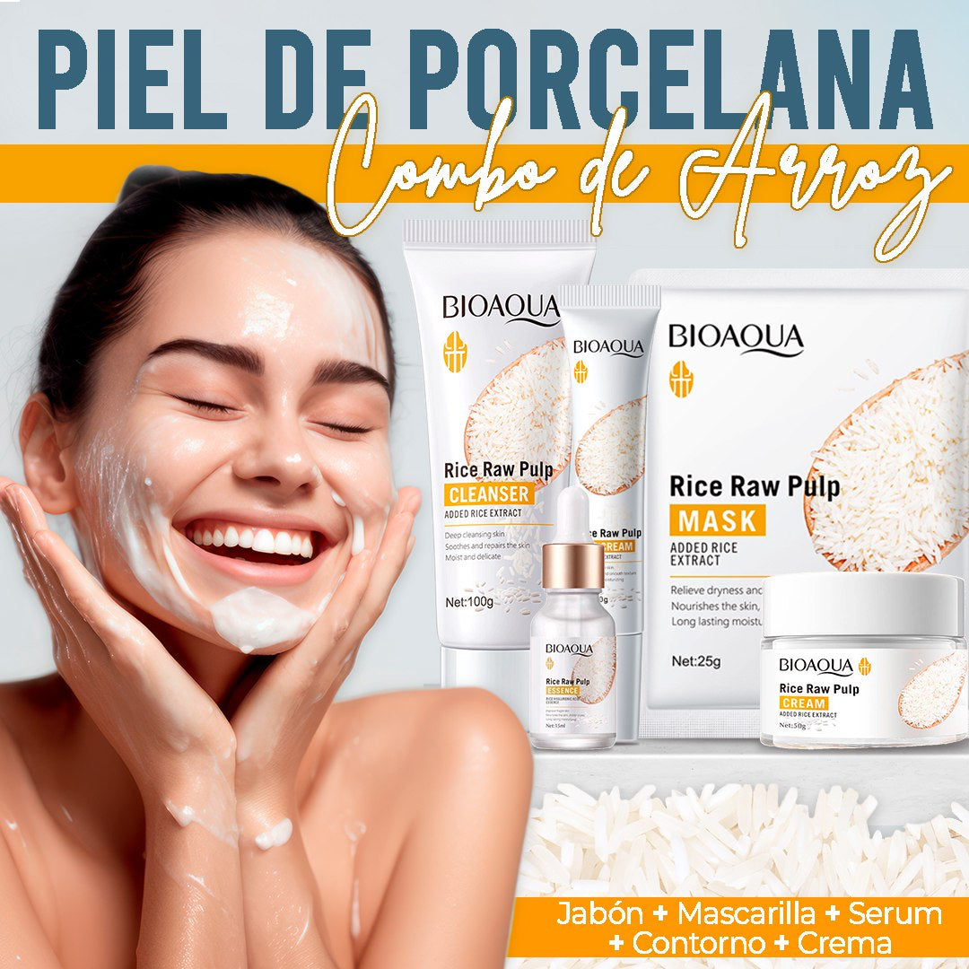 KIT FACIAL DE ARROZ x 5 UNID