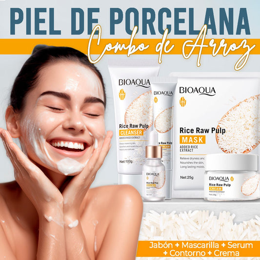 KIT FACIAL DE ARROZ x 5 UNID