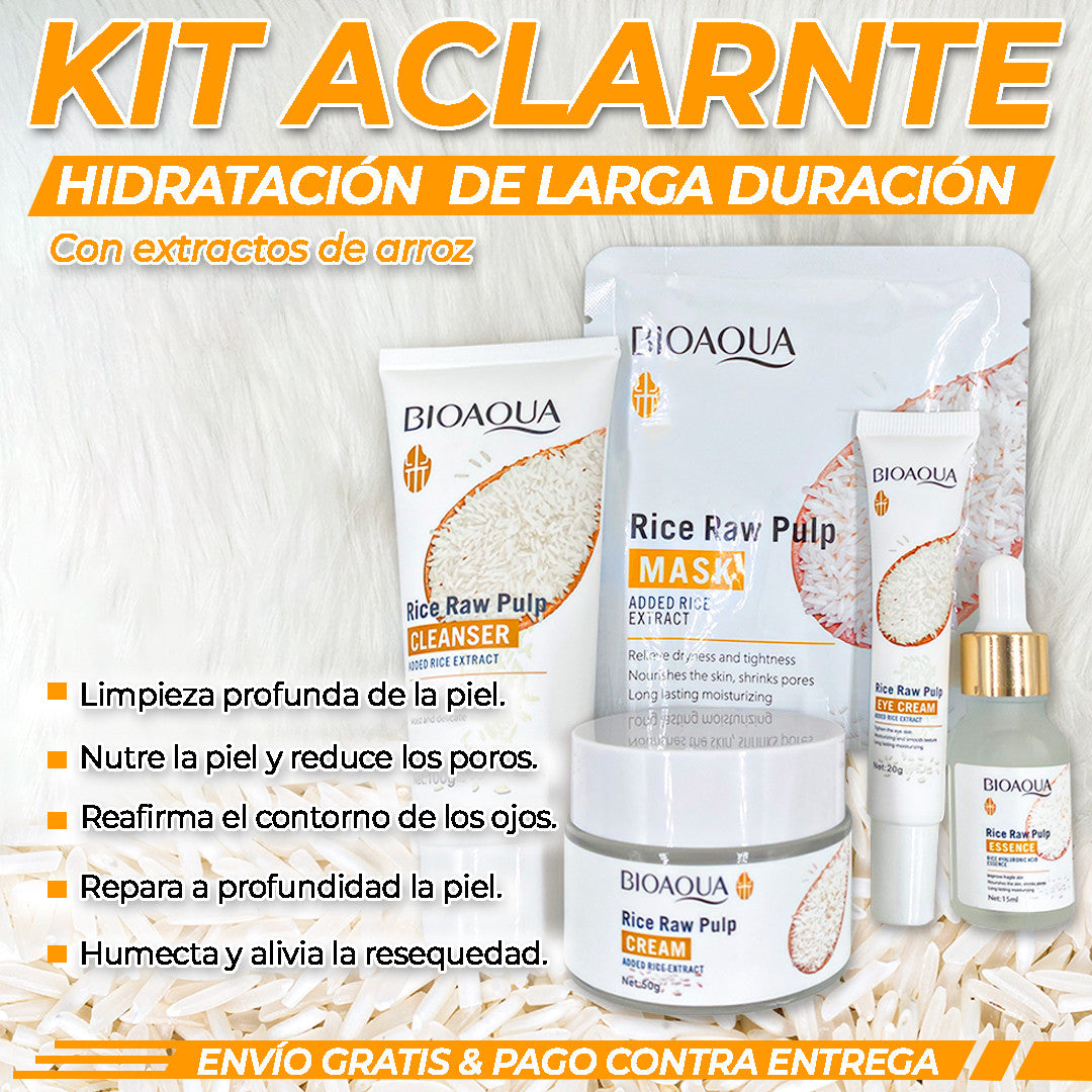 KIT FACIAL DE ARROZ x 5 UNID