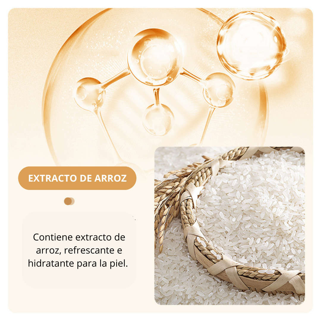 KIT RUTINA FACIAL DE ARROZ X 6 CAJA LUJO