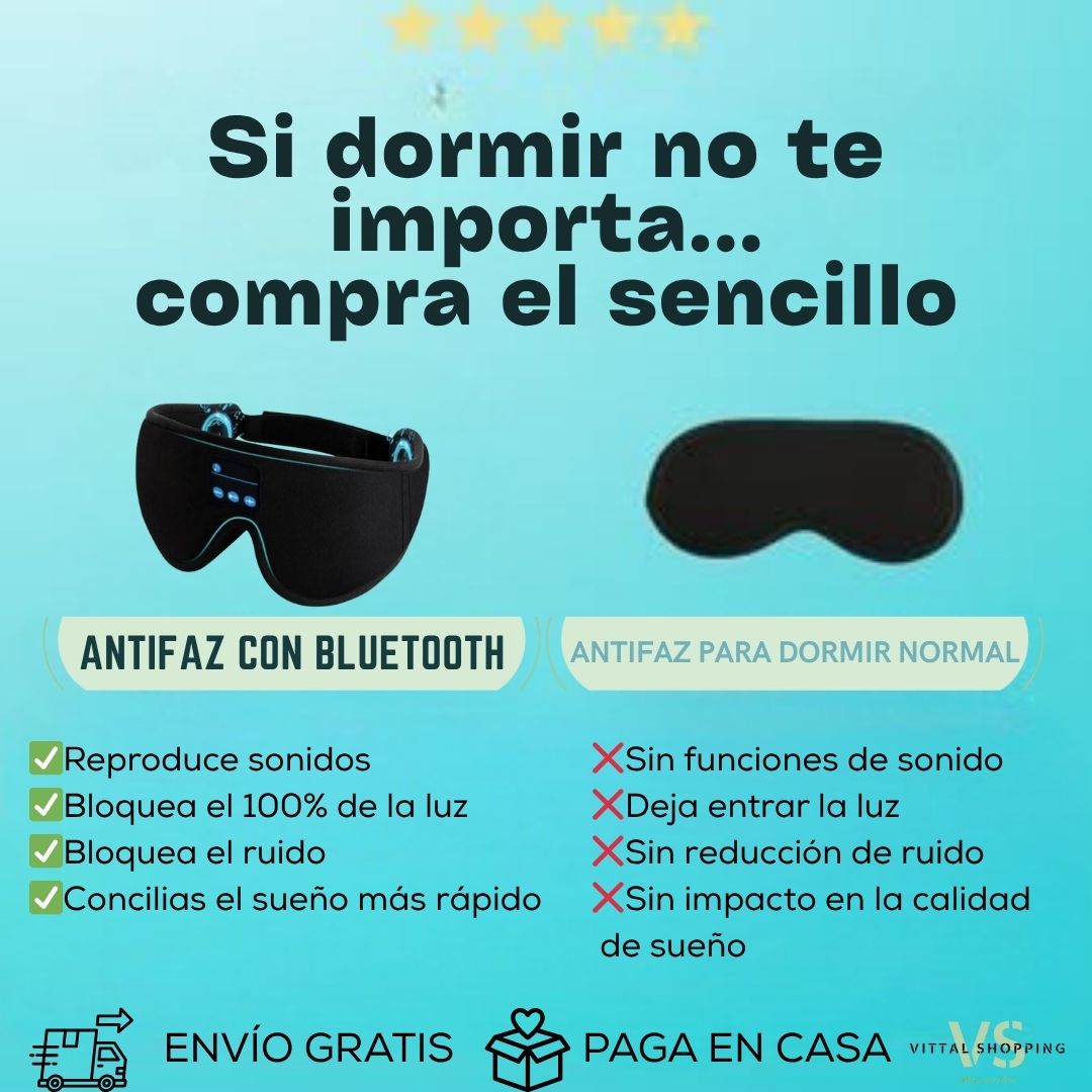 Antifaz Bluetooth MusiSleep Pro